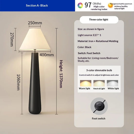 Modern Minimalist Creative Exclamation Mark Design Ambient Floor Lamp for Living Room Sofa Side Bedroom Bedside Room Decor LED