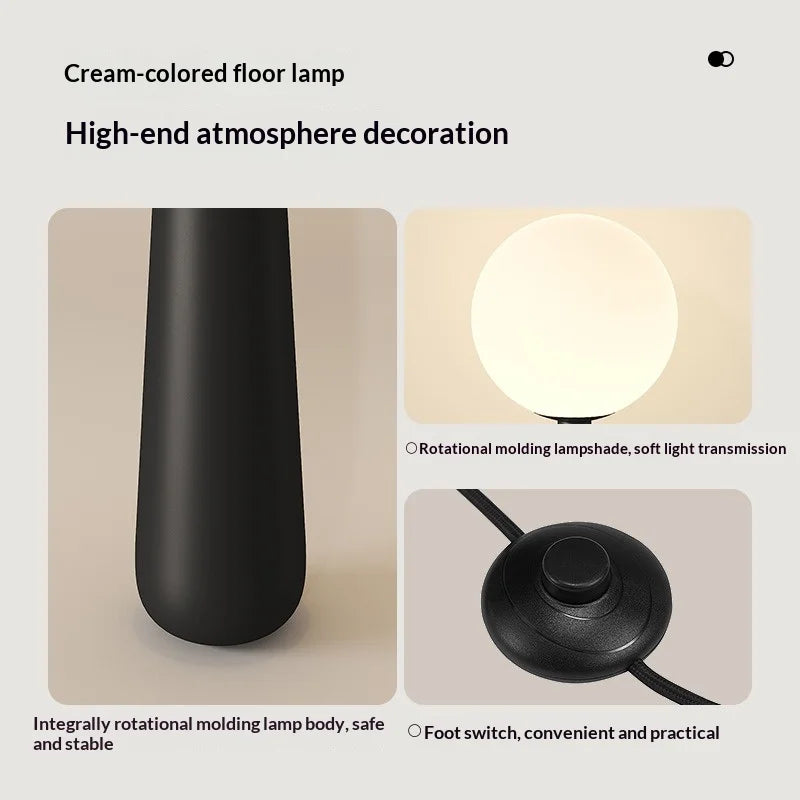 Modern Minimalist Creative Exclamation Mark Design Ambient Floor Lamp for Living Room Sofa Side Bedroom Bedside Room Decor LED