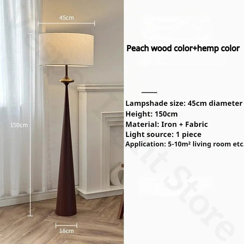 Modern Minimalist Living Room Sofa Bedroom Atmosphere Floor Lamp With French Retro Style High-end Study Lighting Fixtures